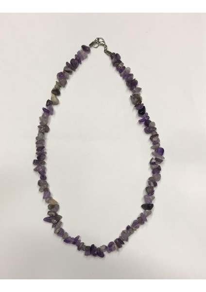 Ametist Taşı 50 cm Kolye