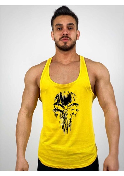 Punisher Baskılı Fitness Atlet