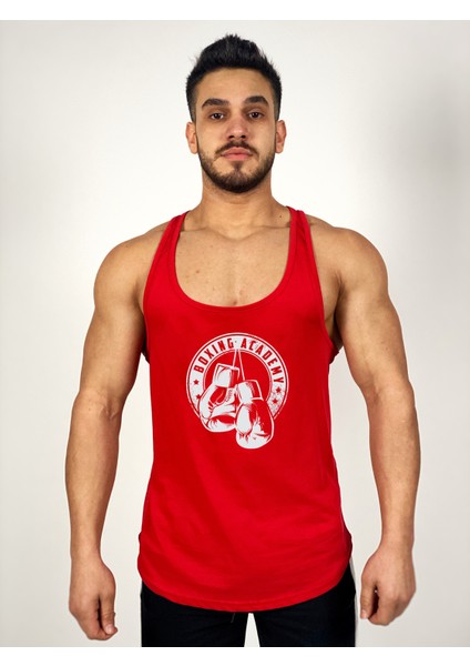 Boxing Baskılı Fitness Atlet