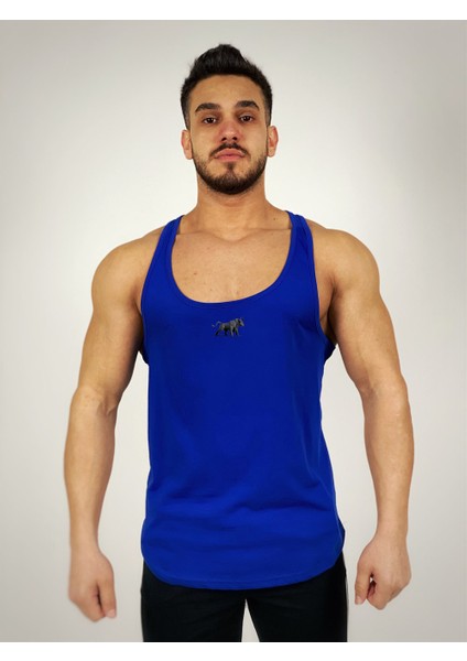 Black Bull Baskılı Fitness Atlet