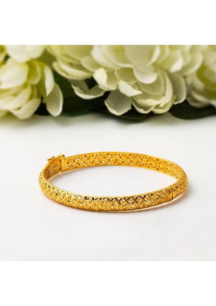 Yıldız 22 Ayar Altın Kelepçe Bilezik modelleri