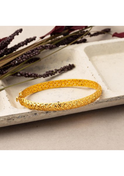 Yıldız 22 Ayar Altın Kelepçe Bilezik indirimleri