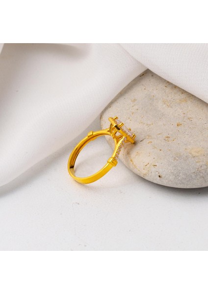 22 Ayar Altın Baget Yüzük indirimleri