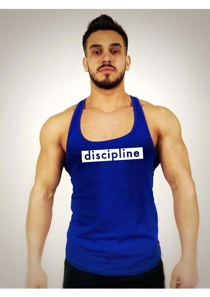 Discipline Baskılı Fitness Atlet