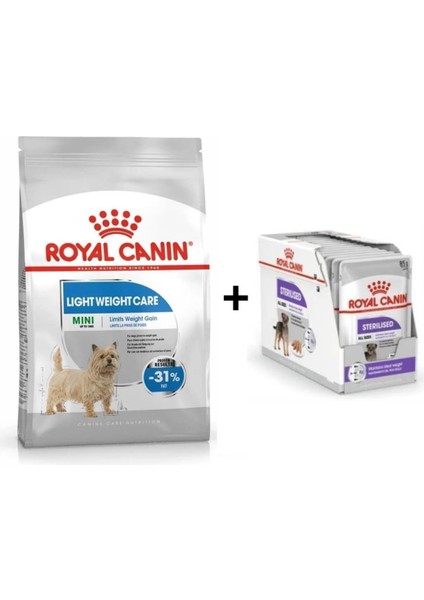 Light Weight Care Köpek Maması 3 kg + 12 Adet Yaş Mama