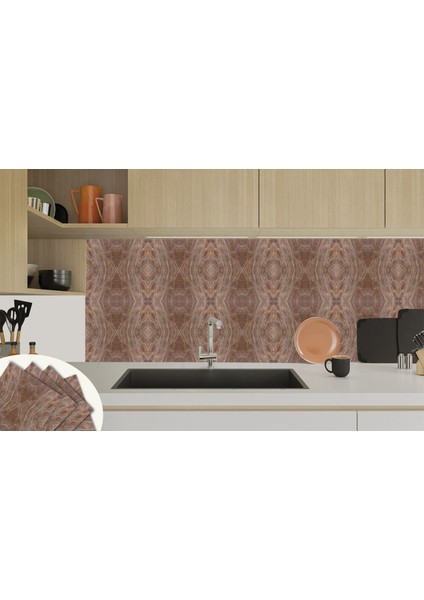 Kendinden Yapışkanlı Kesilebilir Mermer 015 Desenli Pvc Karo 30x30 Cm (56 Adet) 5m2