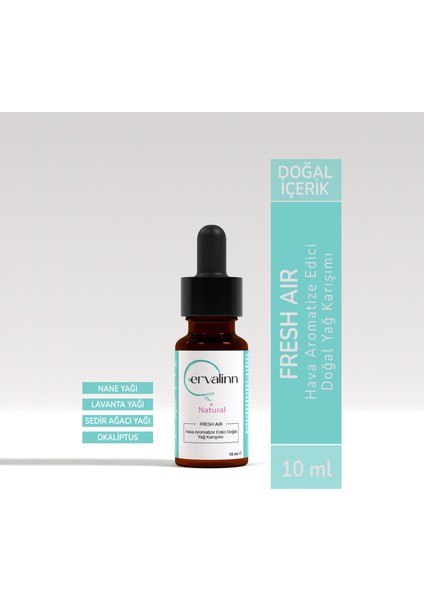 Fresh Air Damla Burun Tıkanıklığı Için Rahatlatıcı ve Yaka Damlası 10 ml+DUDAK BALSAMI HEDİYE