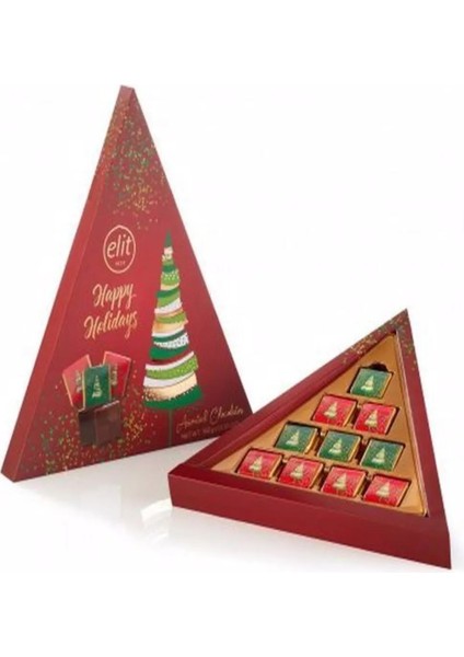 Happy Holidays Üçgen Napoliten Kutu 156 gr