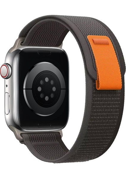 Buff Apple Watch Fabric Loop Kayış 38/40/41MM Black-Orange