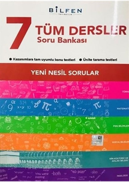 Bilfen Yayınları 7. Sınıf Tüm Dersler Soru Bankası