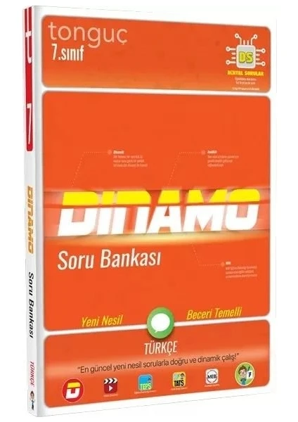 Tonguç Akademi 7. Sınıf Dinamo Türkçe Soru Bankası