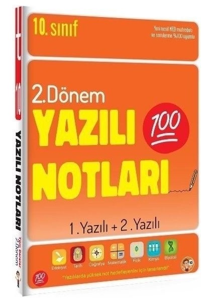 Tonguç Akademi 10. Sınıf Yazılı Notları 2. Dönem 1-2.yazılı