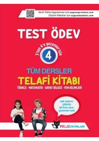 4.sınıf Telafi Kitabı Tüm Dersler