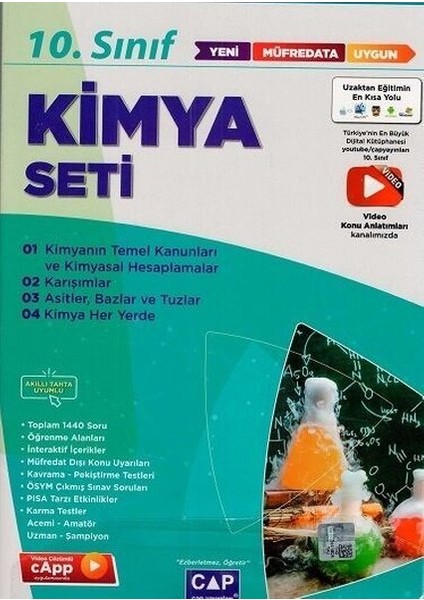 2022 10. Sınıf Anadolu Lisesi Kimya Seti