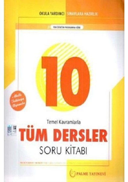 Palme Yayıncılık 10. Sınıf Tüm Dersler Soru Kitabı 2019