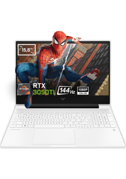 Victus 71T71EA 15-FB0004NT AMD Ryzen 7-5800H 16GB 512GB SSD RTX 3050Ti 4GB 15.6 inç 144Hz Full HD Freedos Taşınabilir Oyuncu Bilgisayarı