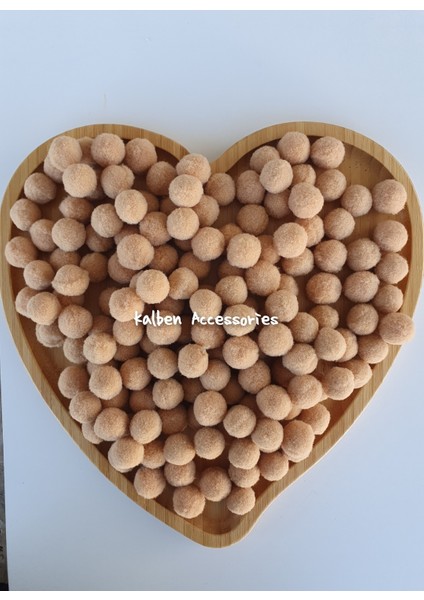 Peluş Yumuşak Ponpon 2 cm 100'lü
