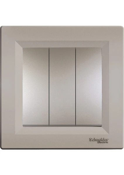 Schneider Electric Schneider Asfora Plus Bronz Üçlü Anahtar Çerçeveli - EPH2100169