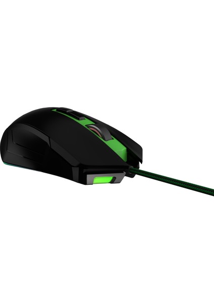 V11 10000 DPI 8 Tuşlu Kablolu RGB Oyuncu Mouse - Siyah