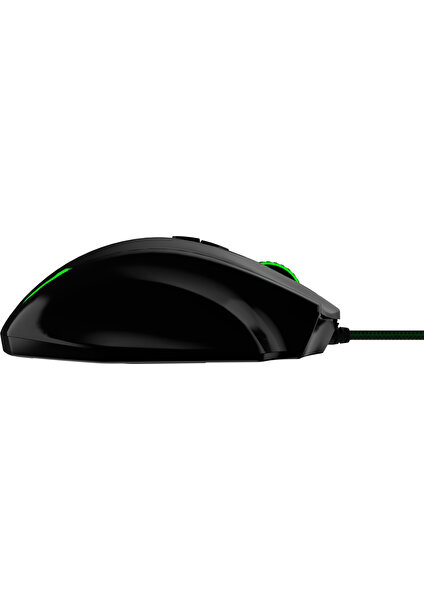 V8 12400 DPI MMO 18 Tuşlu Kablolu RGB Oyuncu Mouse - Siyah