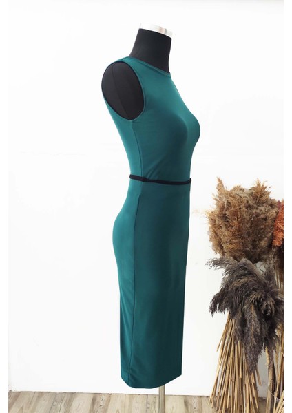 Çift Yönlü 4 Kombinli Etek Bluz Takım Siyah Yeşil fırsatları