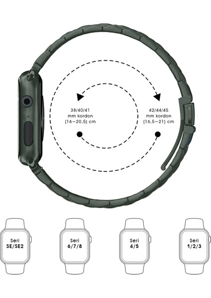Apple Watch Ultra/Ultra 2 Kordon 49MM 44MM 45MM 42MM 41MM 40MM 38MM Metal Klasik Kordon Apple Watch Serisi 9 8 7 6 5 4 3 2 1 Se Titanyum Ayarlama Aparatlı Paslanmaz Kordon modelleri
