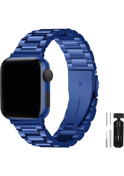 Apple Watch Uyumlu Kordon Kordon 38MM 40MM 41MM 42MM 44MM 45MM 49MM 1/2/3/4/5/6/se/7/8/ultra Metal Kordon Ayarlama Aparatlı