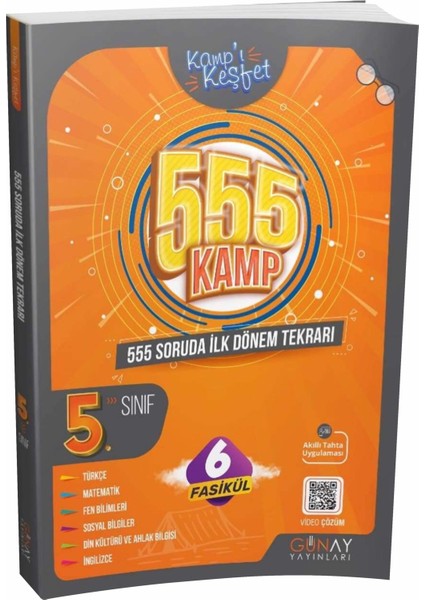 5. Sınıf 555 Soruda Ilk Dönem Tekrar Kamp Kitabı