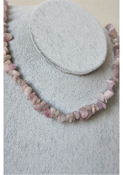 Kunzit Kırıktaş Doğal Taş Kolye fiyatları