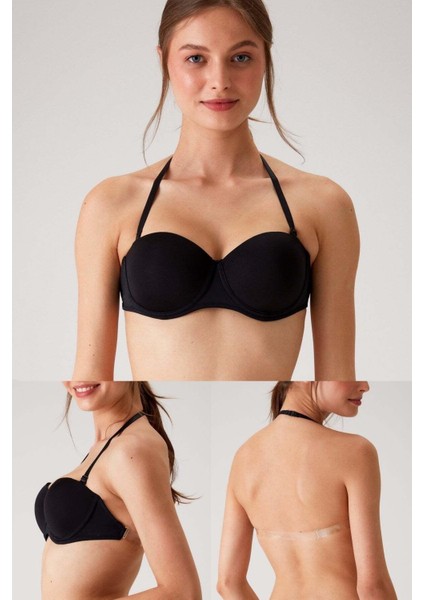 Pisa Push-Up Straplez Sütyen 6027 modelleri