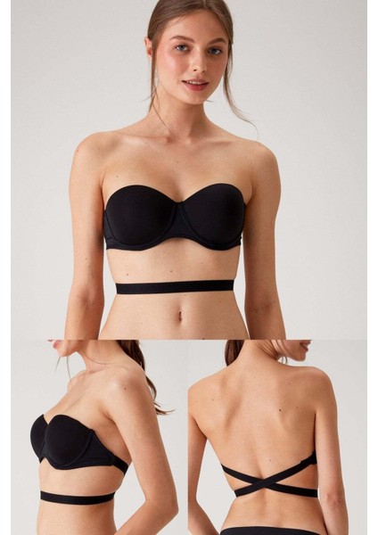 Pisa Push-Up Straplez Sütyen 6027 fırsatları
