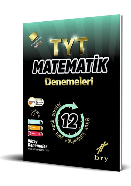 Birey Yayıncılık Birey Yayınları Tyt Türkçe ve Matematik Deneme 2'li Set 2022