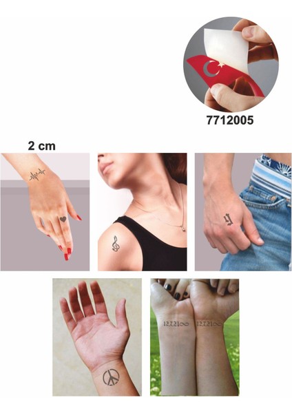 Mini Rakam ve Desen Geçici Dövme Kına Şablonu fiyatları