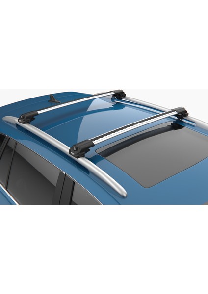 Air-1 Silver Kit, Cupra Formentor Tavan Taşıyıcı Portbagaj Ara Atkı Seti, Gri, 2020-2021-2022-2023-2024 Modeller için Cross Bar