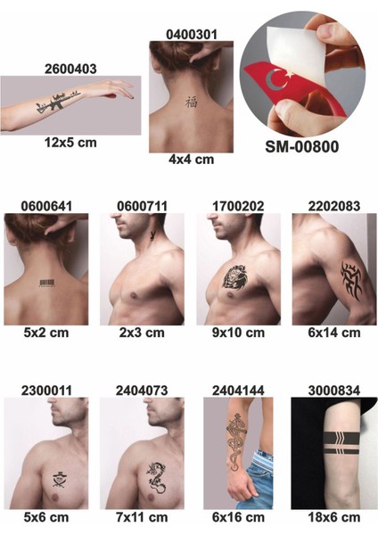 Trend Tasarımlar Geçici Dövme Şablonları 10 Adet Kampanya Ürünü fiyatları