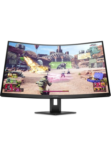 27 HP OMEN 27c QHD GAMING 35D67E9 CURVED 1000R 2560x1440 1ms 240Hz DISPLAY HDMI PORTVESA, EYECARE, YÜKSEKLİK AYARLANABİLİR MONITOR