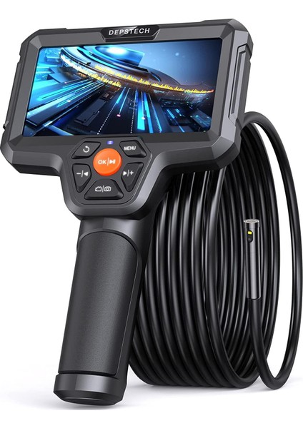 DS500 5" IPS Lcd 5 Mt Borescope Endoskop Kamera