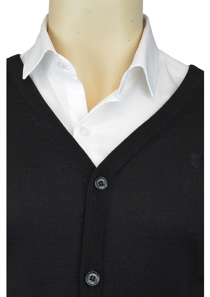 Erkek Hırka V Yaka Düğmeli Basic fiyatları