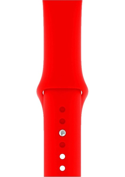 Apple Watch 3 4 5 6 7 8 Se 42 44 45MM Kordon Kayış Bileklik Klasik Kaliteli Silikon
