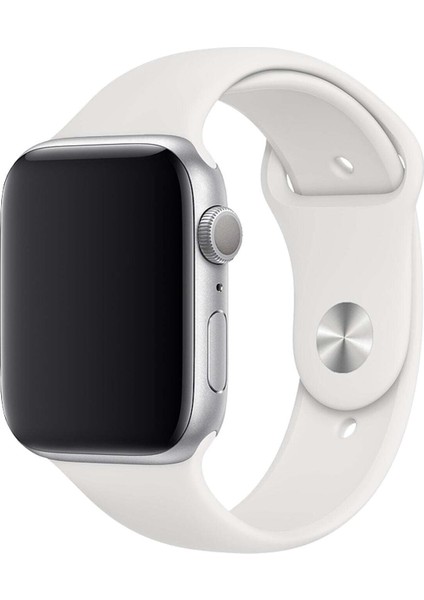 Apple Watch 3 4 5 6 7 8 Se 42 44 45MM Kordon Kayış Bileklik Klasik Kaliteli Silikon
