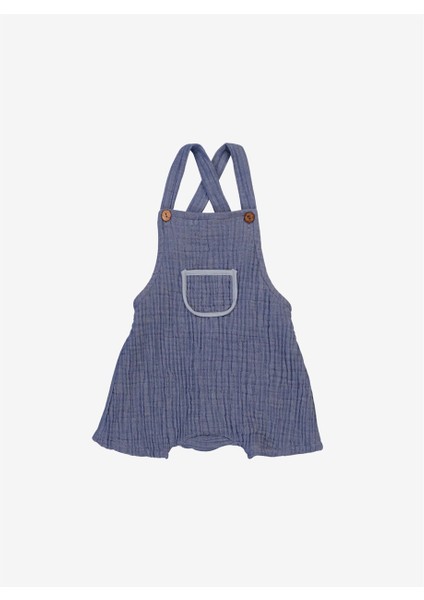 Cocoon %100 Pamuk 4 Kat Müslin Salopet Indigo