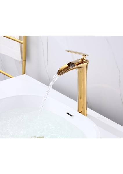 Gold Çanak Yeni Şelale Lavabo Bataryası modelleri