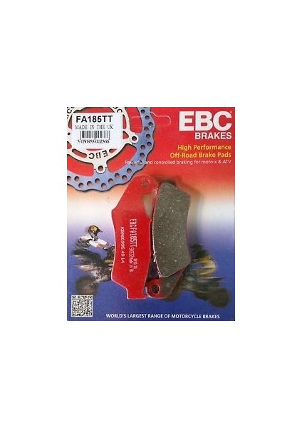 2000-2021 Suzuki DRZ400 S Ön Fren Balatası Ebc FA185TT Karbon