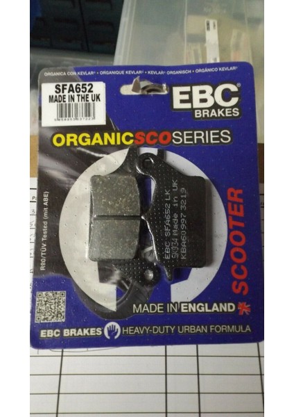 2017-2021 Suzuki Address 110 Ön Fren Balatası Ebc SFA652