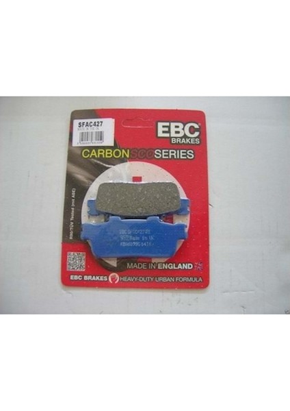 Sym Joymax 250 Arka Fren Balatası Ebc SFAC427 Karbon Balata
