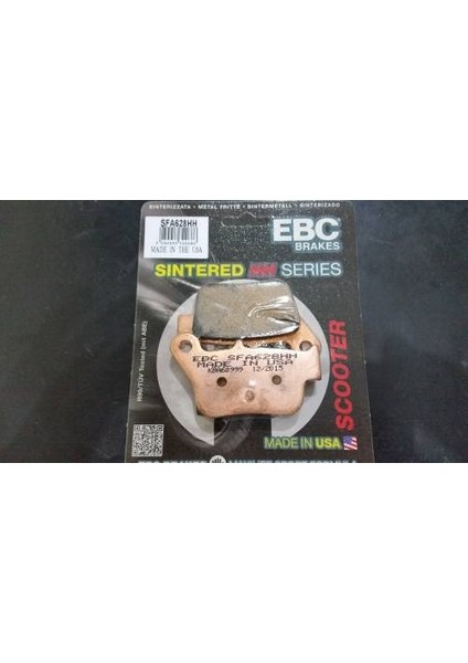 Sym Maxi 400I Arka Fren Balatası Ebc SFA628HH Sinterli Balata
