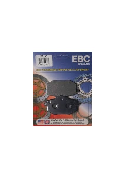 1988-1994 Yamaha Virago Xv 535 Ön Fren Balatası Ebc FA136