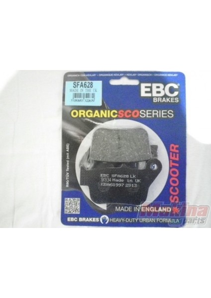 Sym Maxsym 600I Abs Arka Fren Balatası Ebc SFA628 Balata