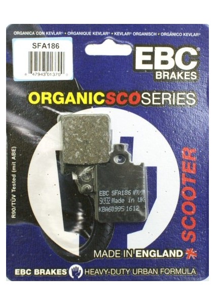 1994-1997 Piaggio Skipper 150 Ön Fren Balatası Ebc SFA186