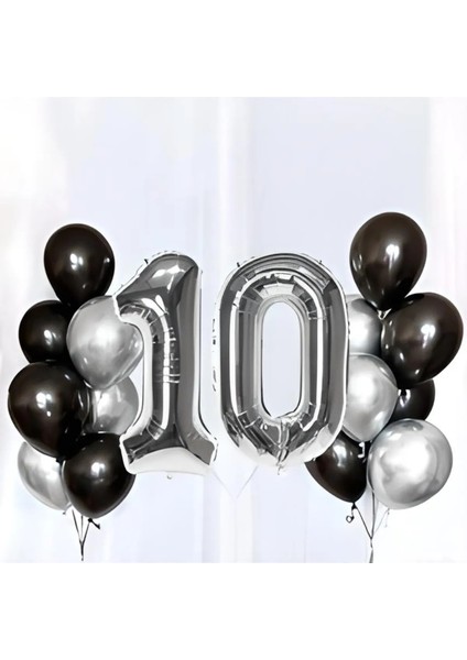 10 Yaş Doğum Günü Balon Seti